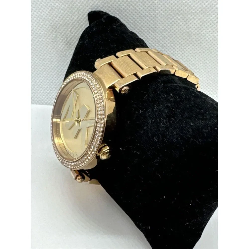 Michael Kors Parker MK5865 Women Rose Gold Analog Dial Quartz Wrist Watch JNA437